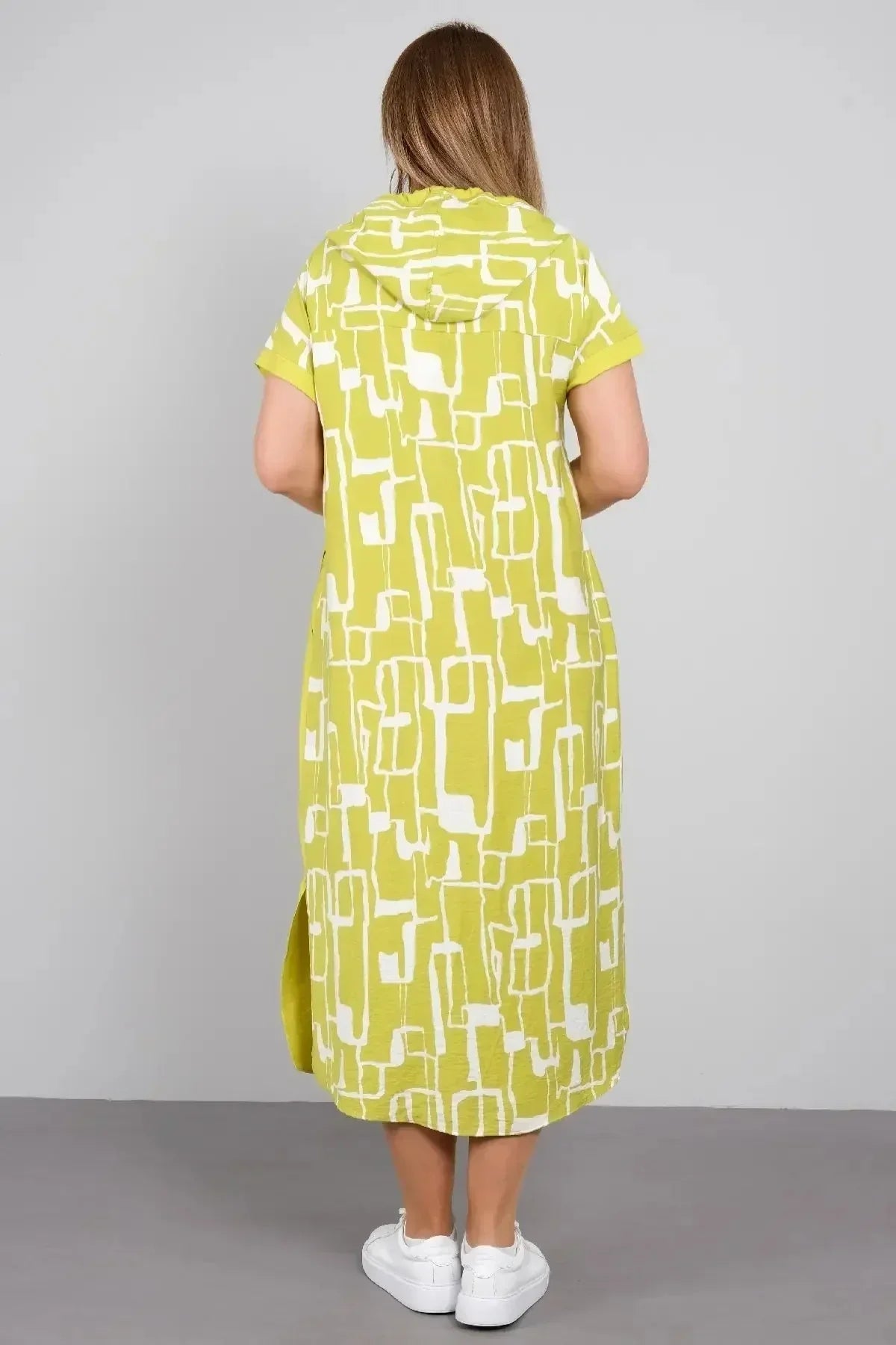 🔥👗Макси рокля с цип и качулка