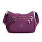 👜🌿 Nylonowa torba crossbody z wieloma kieszeniami — lekka, wodoodporna, idealna na każdą przygodę