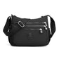 👜🌿 Nylonowa torba crossbody z wieloma kieszeniami — lekka, wodoodporna, idealna na każdą przygodę