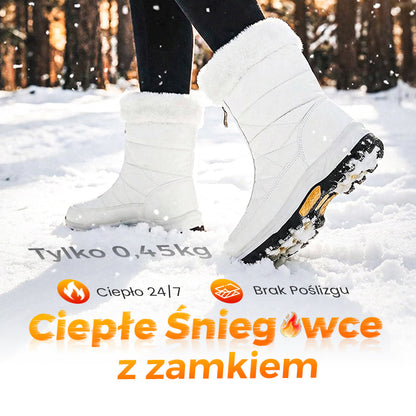 【EU36-42】❄️Zimowe damskie buty z PU z bawełnianą wyściółką i polarową podszewką