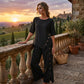 ✨Women's Irregular Hem Top & Wide Leg Pants Two - Piece Set