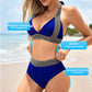 🌊【40-100KG】🏖️ секси бански костюм с V-образно деколте👙
