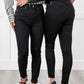 🔥 HOT SALE ！！！👖 Tummy Control Cuffed Slim Fit Jeans
