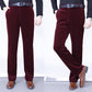 Мъжки разтегливи велурени прави дълги панталониorduroy Straight Long Pants