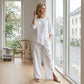 ✨Women's Irregular Hem Top & Wide Leg Pants Two - Piece Set
