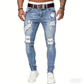 👖 Férfi stílusos, szakadt skinny farmer ✨