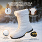 【EU36-42】❄️Zimowe damskie buty z PU z bawełnianą wyściółką i polarową podszewką