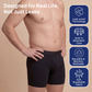 Férfi ultra-abszorbens inkontinenìia boxer – Kényelmes, diszkrét védelem | 3 szín | XS–6XL