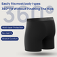 Férfi ultra-abszorbens inkontinenìia boxer – Kényelmes, diszkrét védelem | 3 szín | XS–6XL