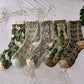 🧦【Időben korlátozott promóció】🧦5 pár női virágos pamutzokni