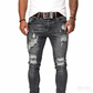👖 Férfi stílusos, szakadt skinny farmer ✨