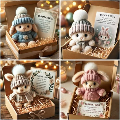 🐇Прегръдка на мини зайче сладък великденски подарък🎁
