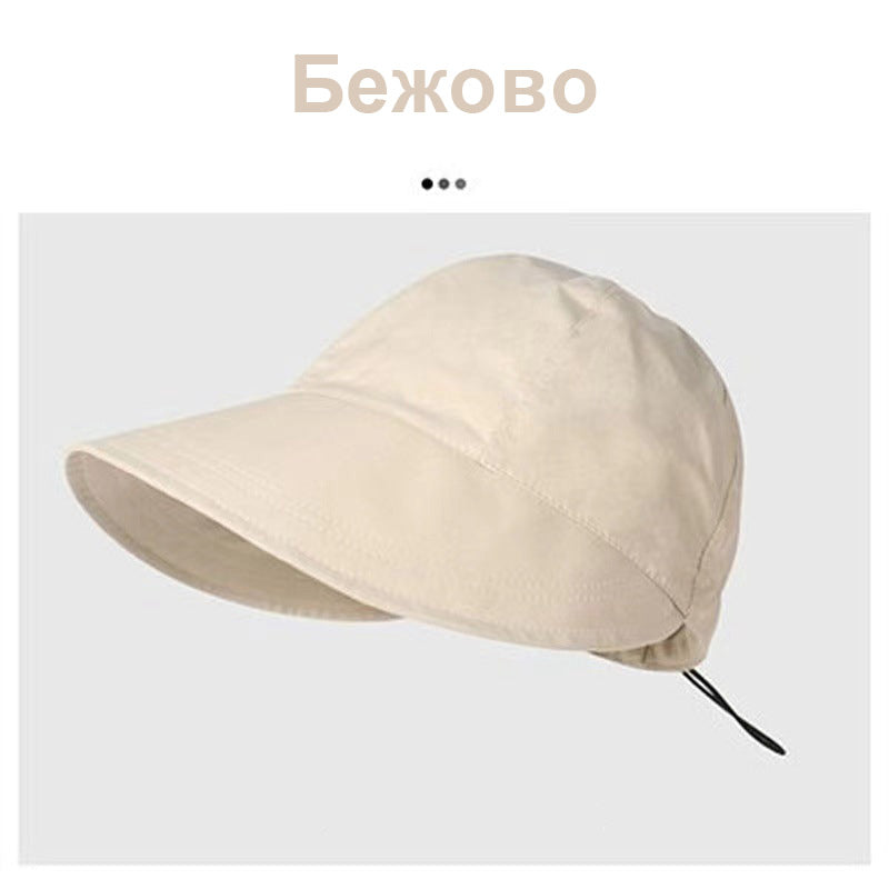 👒UV слънчева шапка за голо лице