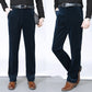 Мъжки разтегливи велурени прави дълги панталониorduroy Straight Long Pants