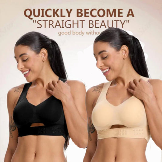 【⏳1+1 gratis】☁️ Miękki, oddychający, bezdrutowy stanik sportowy 💖