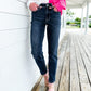 🔥 HOT SALE ！！！👖 Tummy Control Cuffed Slim Fit Jeans