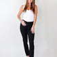 🔥 HOT SALE ！！！👖 Tummy Control Cuffed Slim Fit Jeans
