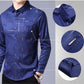👔✨ Elegancka Męska Koszula bez Prasowania – Cienka, Gładka, Wzorzysta | M–4XL 🖤