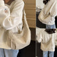 😍 Директни продажби за дизайнери 👜 Найлонова дамска чанта тип „хобо“ в плътен цвят