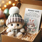 🐇Прегръдка на мини зайче сладък великденски подарък🎁