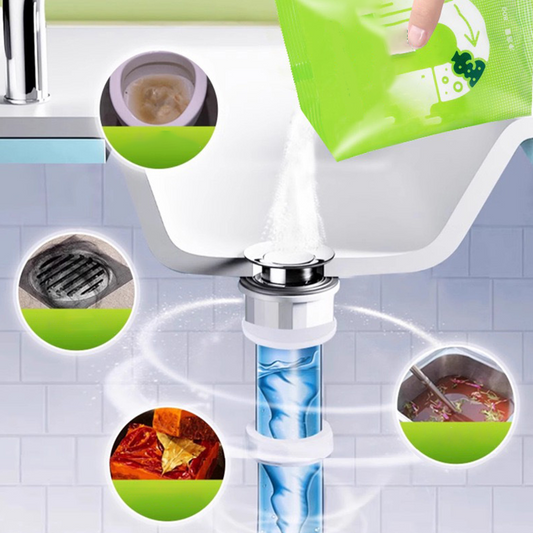 【✨1 + 2 безплатни】 Мощен прах за почистване на тръби