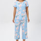 🌸2025 Hot Sale 50% OFF⏳Women's Printed Top & Pants Sleepwear Set