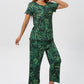 🌸2025 Hot Sale 50% OFF⏳Women's Printed Top & Pants Sleepwear Set