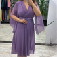 ✨Дамска елегантна рокля с V-образно деколте👗