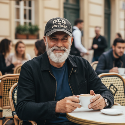 🧢【OLD & DON’T CARE】Унисекс регулируема бейзболна шапка с ретро слоган