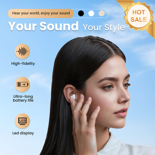 2-в-1 безжични слушалки с два стила