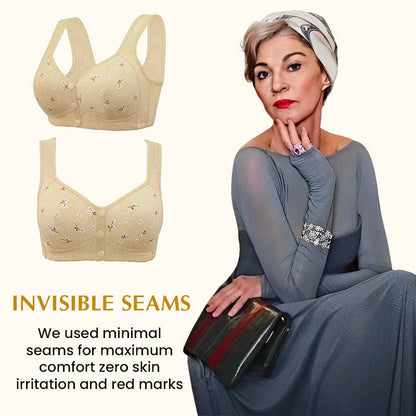 💥 Flash Sale! 2026 New Arrivals 50% OFF🏃‍♀️No More Twisting! ✨ Front Button Bra – Clip in the Front, Comfort All Day. 🎀