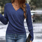 💥Last Day Special Sale 60% OFF🎁Women's Elegant Casual V-Neck Knit Top
