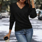 💥Last Day Special Sale 60% OFF🎁Women's Elegant Casual V-Neck Knit Top