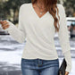 💥Last Day Special Sale 60% OFF🎁Women's Elegant Casual V-Neck Knit Top