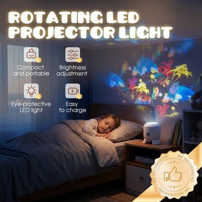 2026 Динамичен въртящ се LED прожектор
