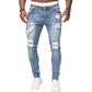 👖 Férfi stílusos, szakadt skinny farmer ✨