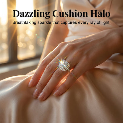 Square Halo gyűrű – Estélyi és mindennapi öltözékekhez is illik 🌟👗