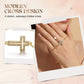 ✨ Oldalra álló kereszt karkötő – Állítható méret & modern stílus! ✝️💎 Kényelmes viselet
