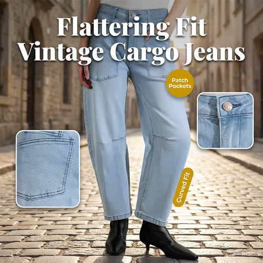 👖✨Ежедневни дънки с извит крак и джобове — уличен стил среща комфорт🌟