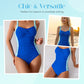 👙💙Дамски секси бански костюм от една част — моделиращ, удобен, женствен✨