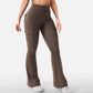 ✨ Flattering Freedom | Women's High-Waist Flare Yoga Cargo Pants