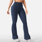 ✨ Flattering Freedom | Women's High-Waist Flare Yoga Cargo Pants