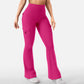 ✨ Flattering Freedom | Women's High-Waist Flare Yoga Cargo Pants
