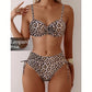 🐆👙Дамски комплект бикини с висока талия – горна и долна част💝