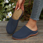 🎁2026 New Arrivals 50% OFF💥 Women's Perforated Slip-On Platform Mules👠