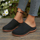 🎁2026 New Arrivals 50% OFF💥 Women's Perforated Slip-On Platform Mules👠