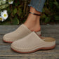 🎁2026 New Arrivals 50% OFF💥 Women's Perforated Slip-On Platform Mules👠