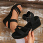 📢📢Last Day-50% OFF!!⏰Women's Braided Strap Wedge Sandals