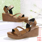 📢📢Last Day-50% OFF!!⏰Women's Braided Strap Wedge Sandals