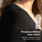 Тениска с V-образно деколте за жени, Slim Fit